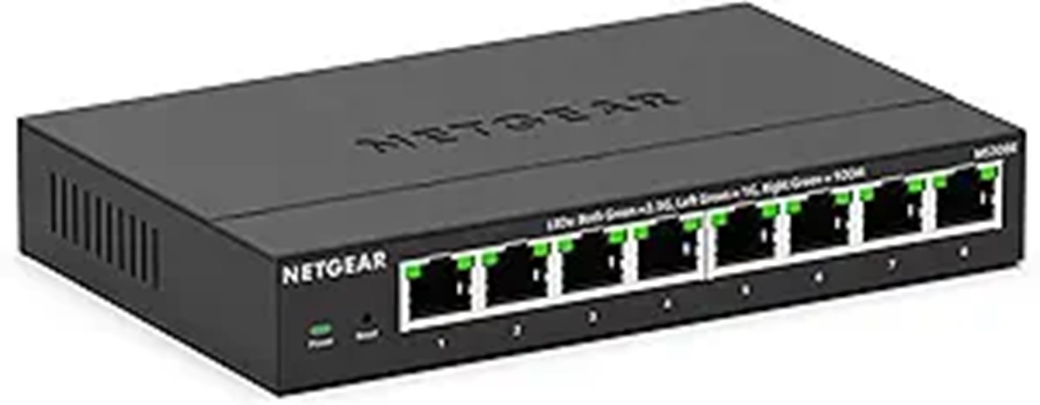 NETGEAR 8-Port Multi-Gigabit Ethernet Managed Switch