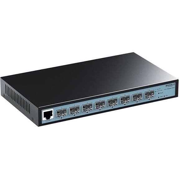 SODOLA 8-Port 10G L3 Managed Switch