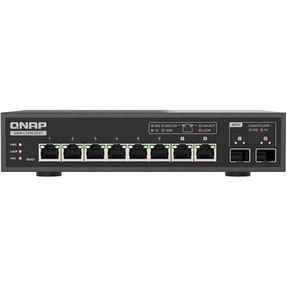 QNAP 8-Port Multi-Gig 10GbE Network Switch