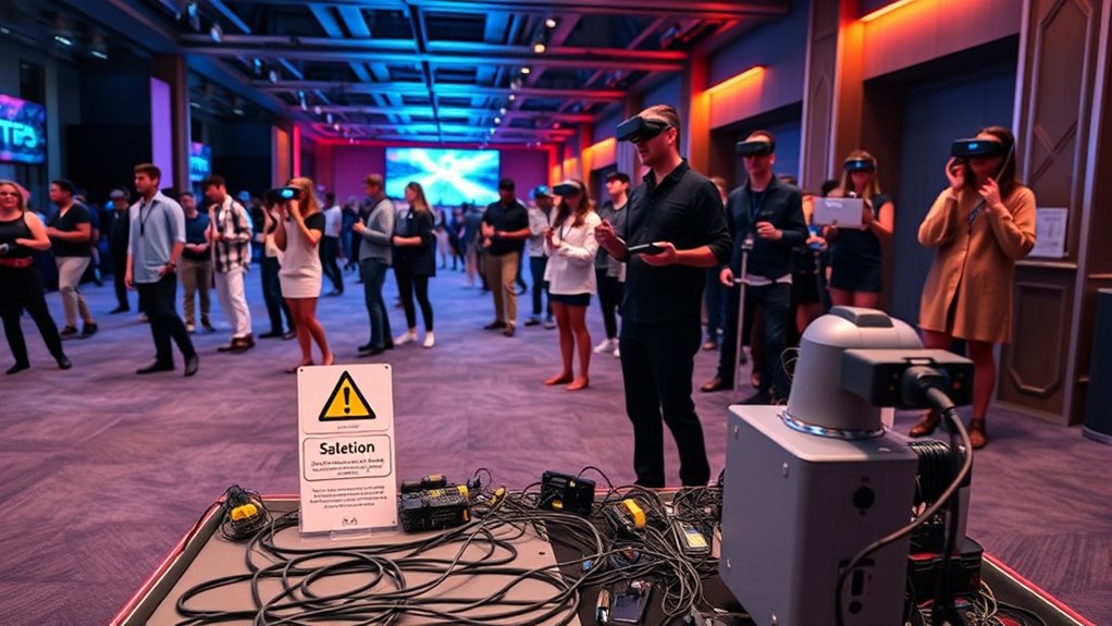 ensure safe organized vr event