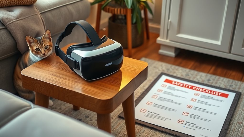 ensure safe vr environment