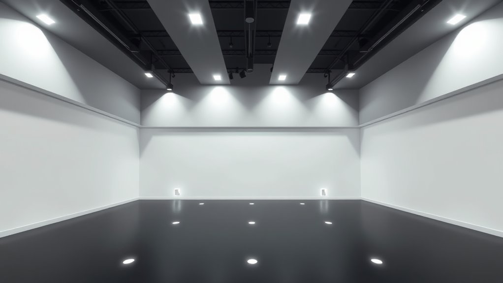 even lighting ensures stable tracking