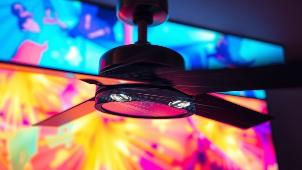 fan blades cause visual disturbance