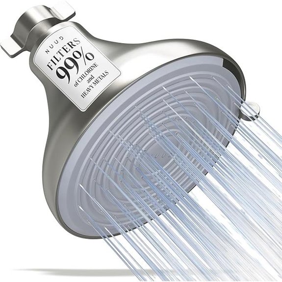 NUUD Filtered Shower Head for Hair and Skin