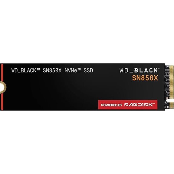 WD_BLACK SN850X 4TB NVMe SSD M.2 Gaming Drive