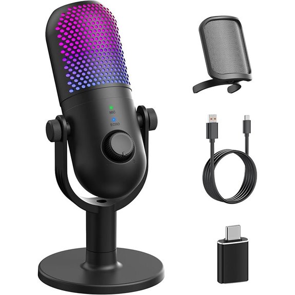 USB Microphone for Gaming Podcast & Streaming