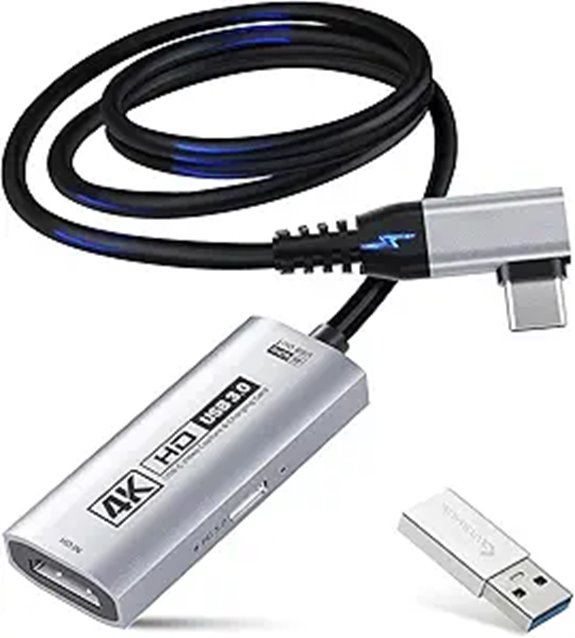 Guermok 4K HDMI Capture Card for Streaming