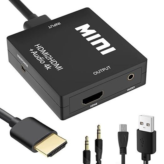 HDMI Audio Extractor and Splitter for TV and Consoles