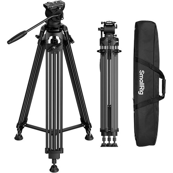 SmallRig Heavy Duty Video Tripod with Fluid Head