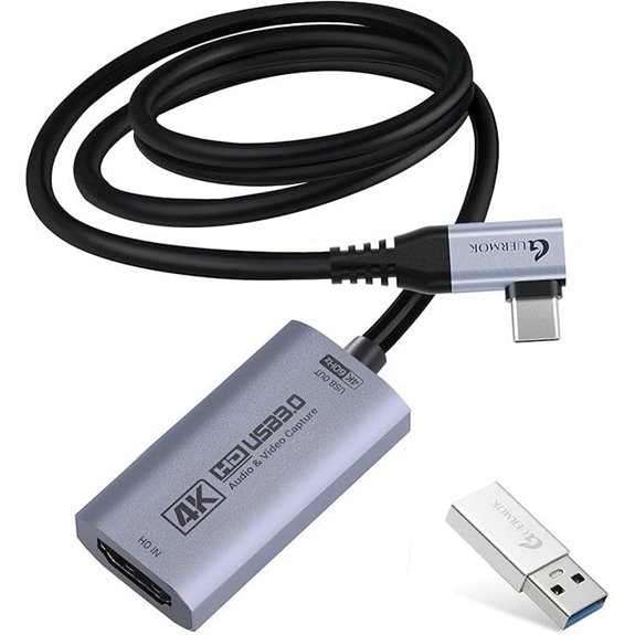 Guermok 4K 60FPS HDMI to USB Capture Card