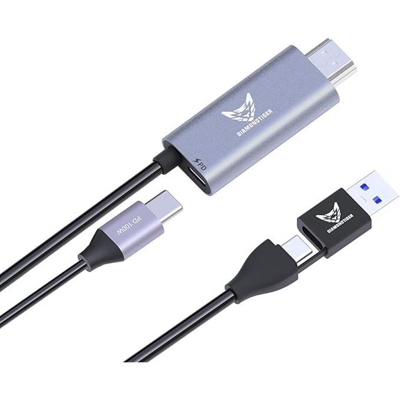 Capture Card with 100W PD and HDMI Cable
