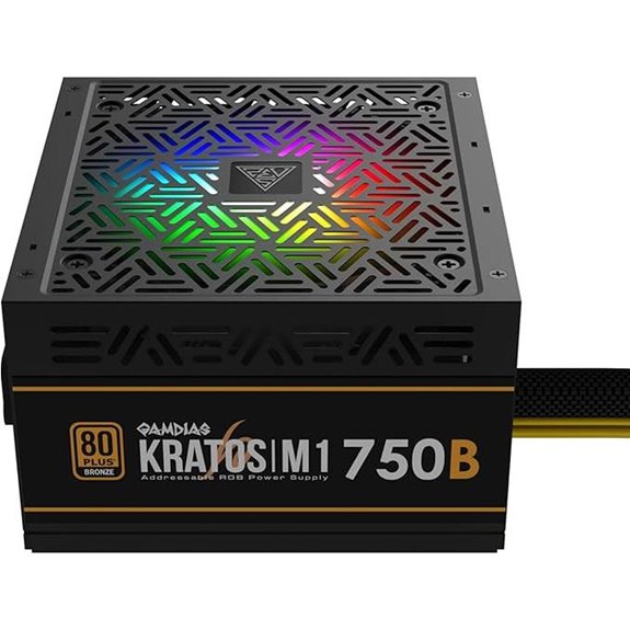 GAMDIAS 750W RGB Power Supply with PFC
