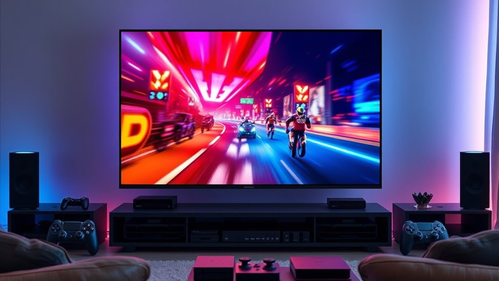 high quality gaming tv features