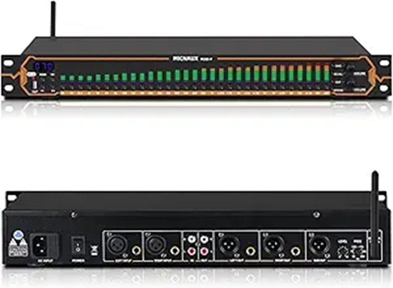 Professional 31-Band Stereo Audio Equalizer with Spectrum