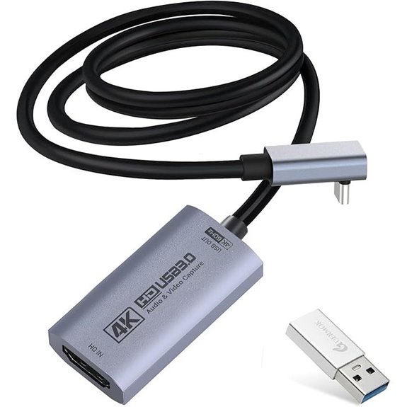 Guermok 4K 60FPS HDMI Capture Card for Streaming