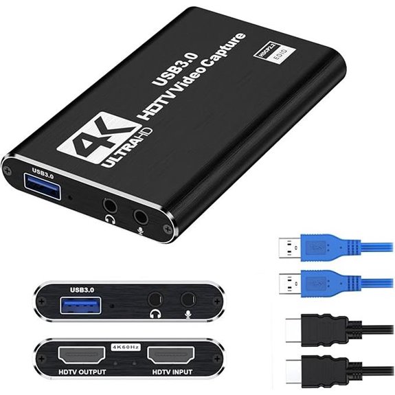 4K HDMI Capture Card for Streaming and Gaming