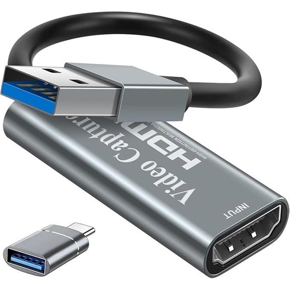 4K HDMI Video Capture Card for Streaming & Recording