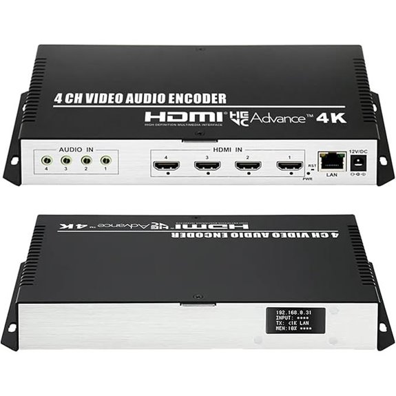 4K HDMI Video Encoder with Multiple Streaming Options
