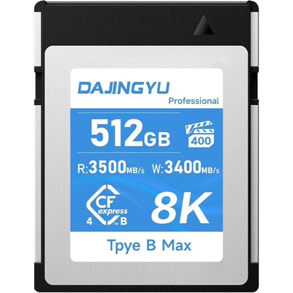 512GB CFexpress Type B 4.0 Card for Nikon Canon Cameras