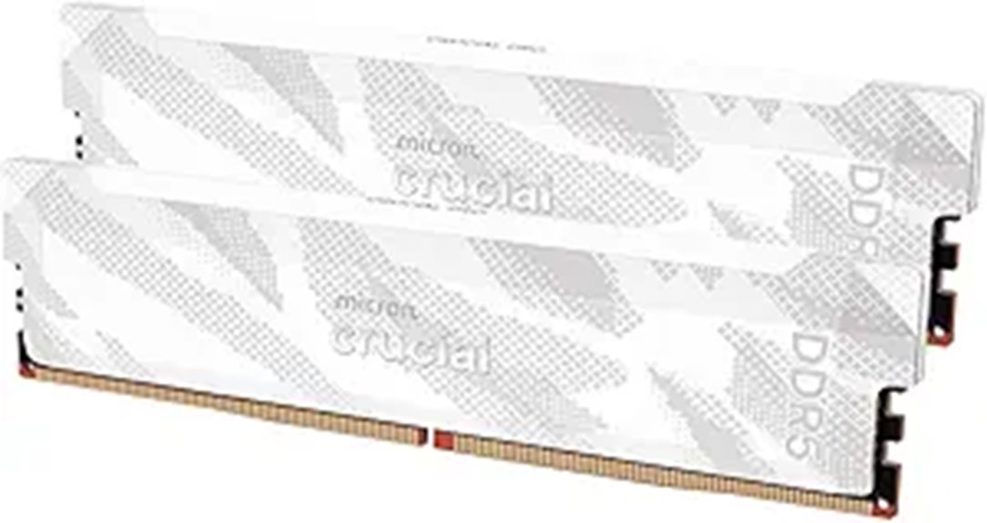 Crucial DDR5 32GB RAM Kit 6400MHz White