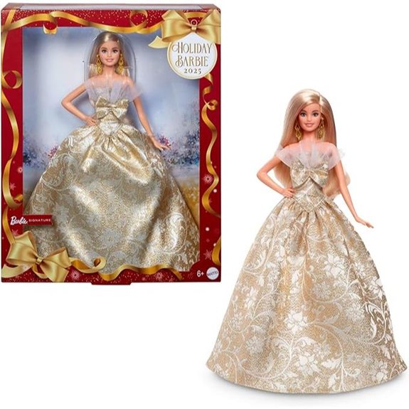 Barbie Signature 2025 Holiday Blonde Fashion Doll