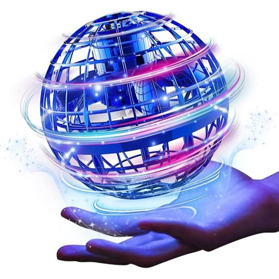 Ciniffo Flying Orb Ball Toy with Light and Hover