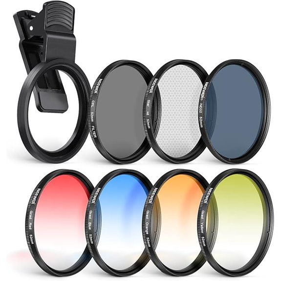 NEEWER Filter Set for iPhone Canon Nikon Cameras