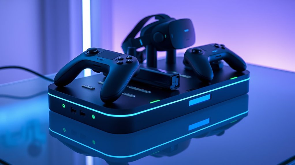 key charging station features