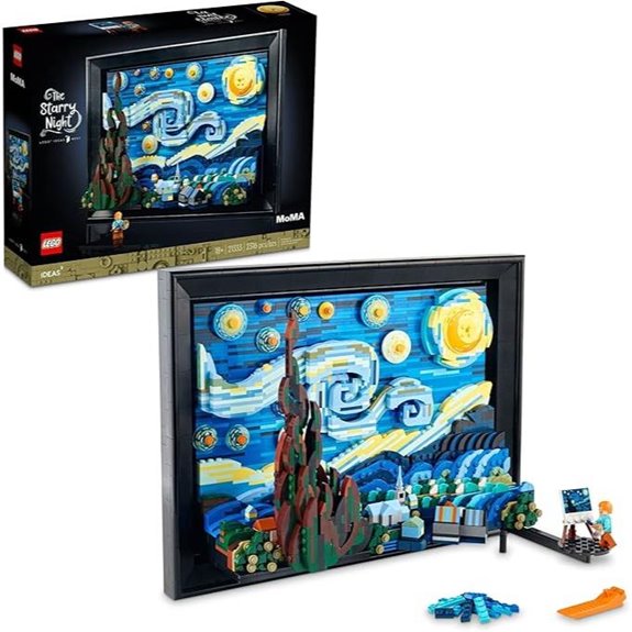 LEGO Van Gogh Starry Night Art Building Set