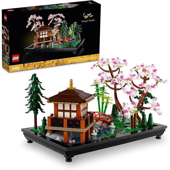 LEGO Icons Tranquil Garden Zen DIY Building Set