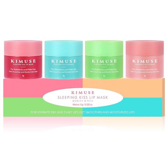KIMUSE Lip Mask Set with Shea Butter (4PCS)