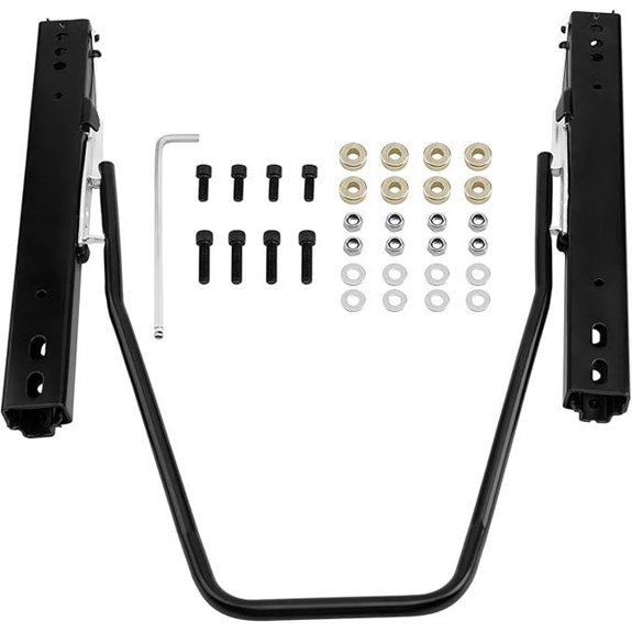 Universal Car Seat Slider with Locking Rails