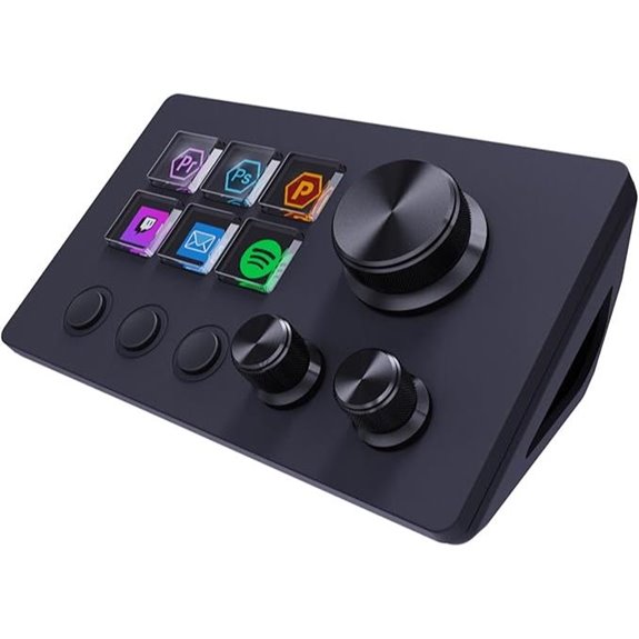 ActionRing Streaming Macro Keypad with LCD Shortcut Keys