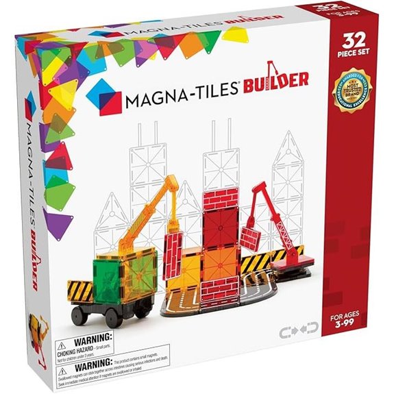 Magna-Tiles 32-Piece Magnetic Building Set