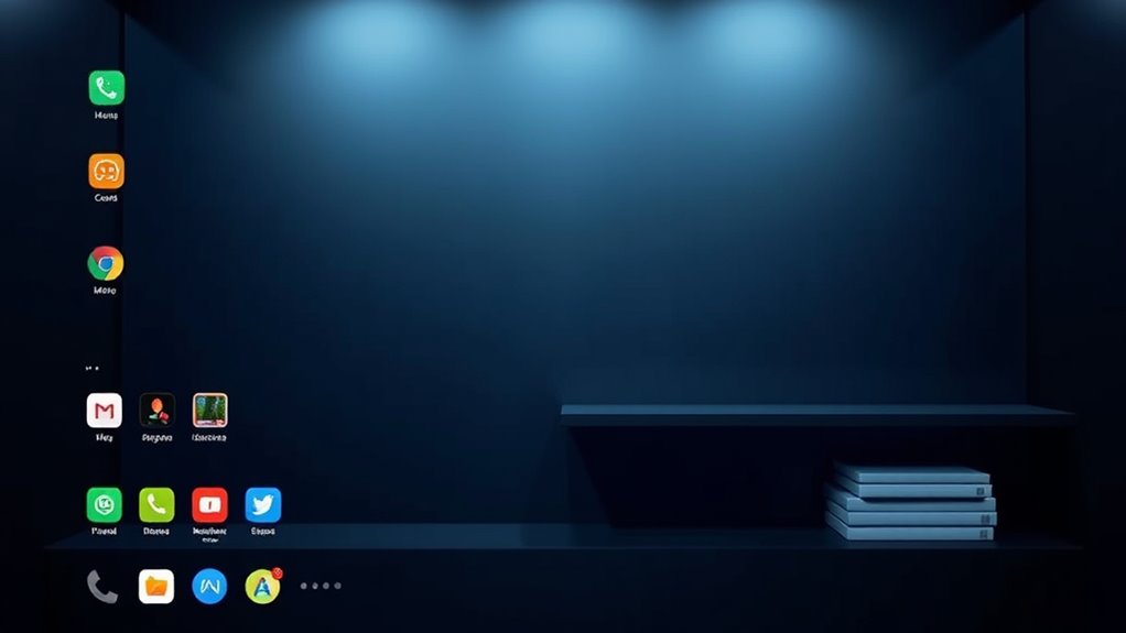 maintain a clean updated home screen