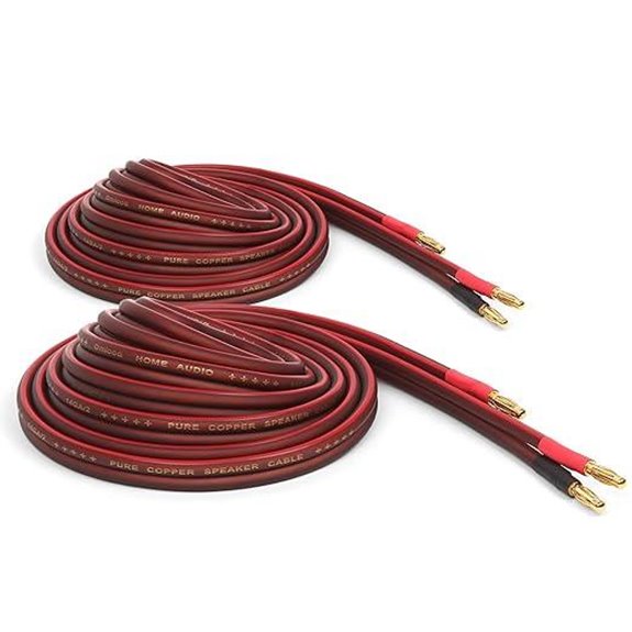Micca 14-Gauge Copper Speaker Cables 2 Pack