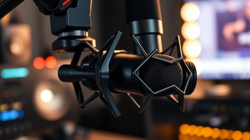 microphone fit and vibration reduction