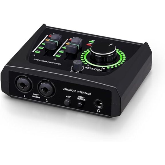 BOMGE Mini 2-Channel USB Audio Interface for Recording