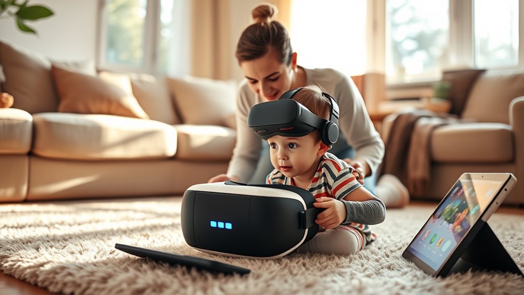 monitoring child s vr engagement