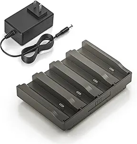 4-Port Fast Charger for TACTACAM Reveal Batteries