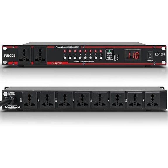 10-Outlets Power Conditioner with USB and Voltage Readout