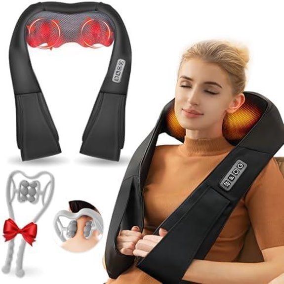 Electric Shiatsu Neck and Shoulder Massager Pillow