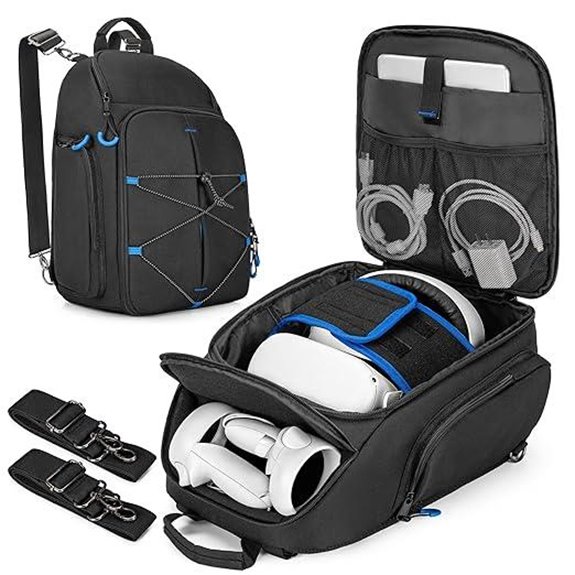 PGmoon Oculus Quest 2/3 Carrying Case with Storage