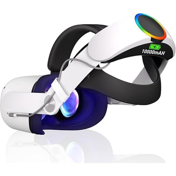 RGB Head Strap with 10,000mAh Battery for Oculus Quest 2