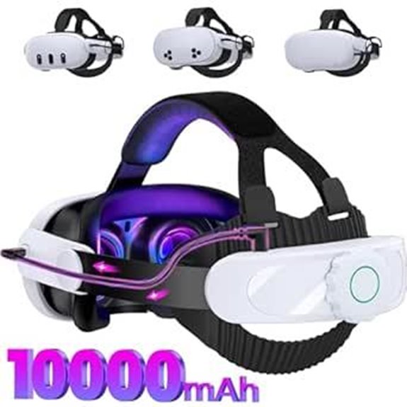 Battery Head Strap with 10000mAh for Oculus Quest