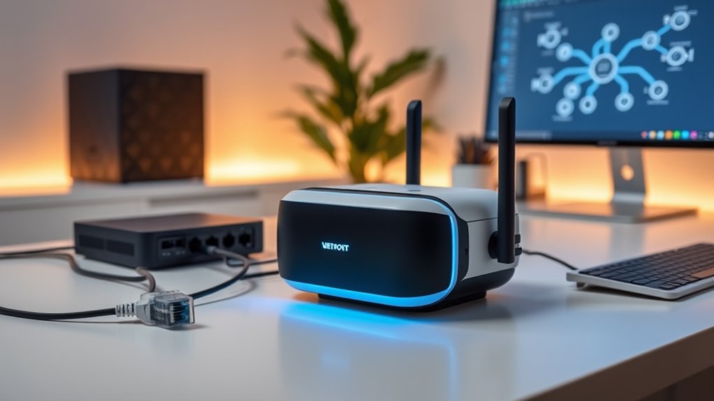 optimize vr network setup