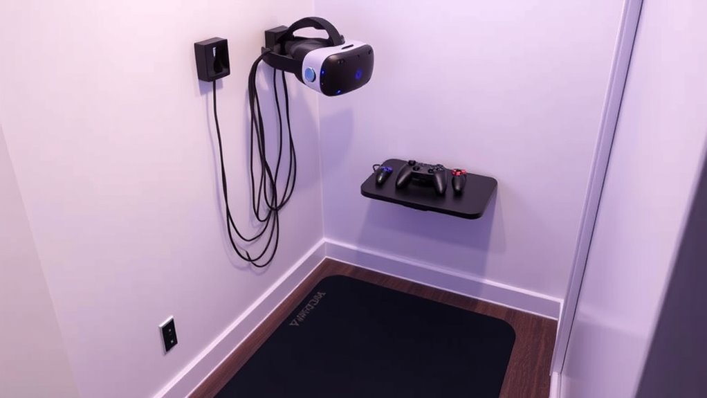 organize equipment and cables