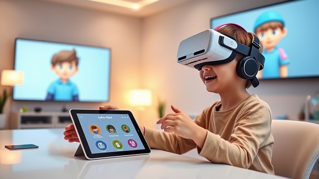 parental controls ensure safe virtual interactions