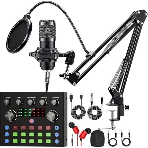Podcast Equipment Bundle with Microphone & Voice Changer