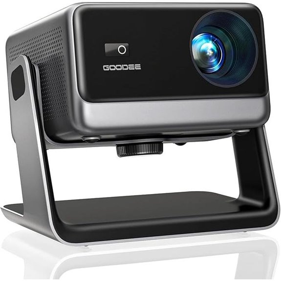 GooDee 4K WiFi Bluetooth Portable Video Projector